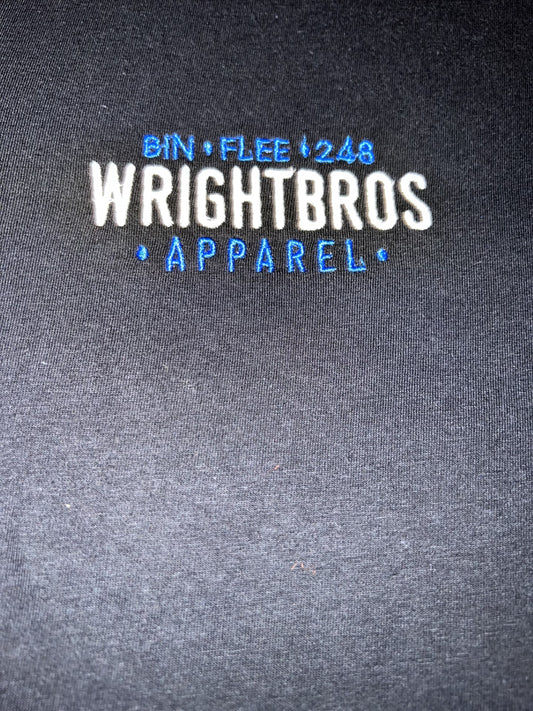 WrightBro Tee (Binflee edition) I got the hook up (Black n Blue)